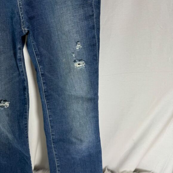 Joe's Jeans Hi (Rise)Honey Hight rise Curvy Boot Cut Ripped Raw Hem Jeans Sz  28 - Picture 9 of 11